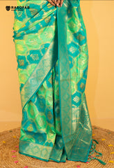Green Rangkaat Semi Silk Saree