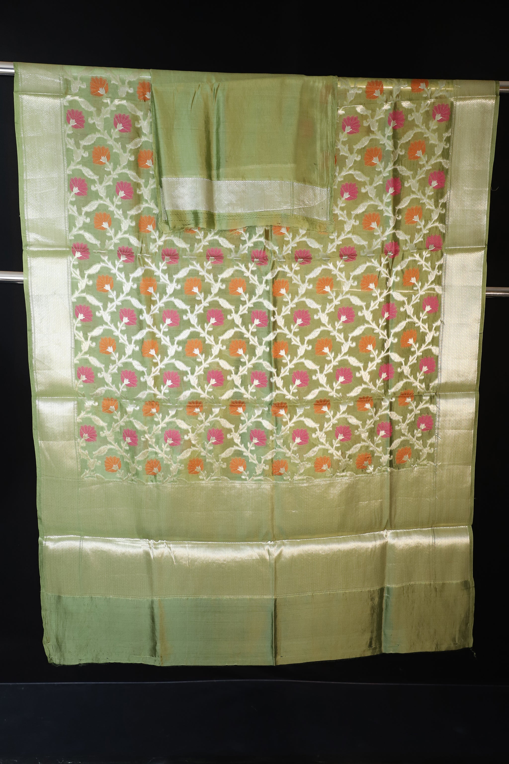 Green Pure Silk Saree