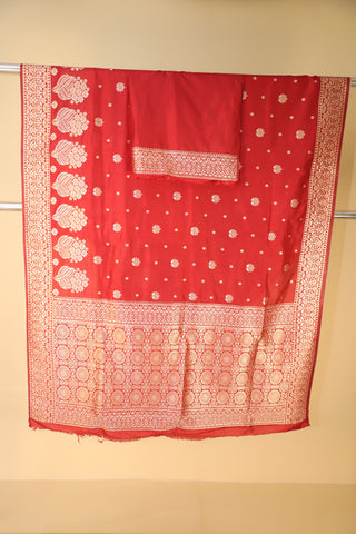 Semi Banarasi Soft Silk Saree