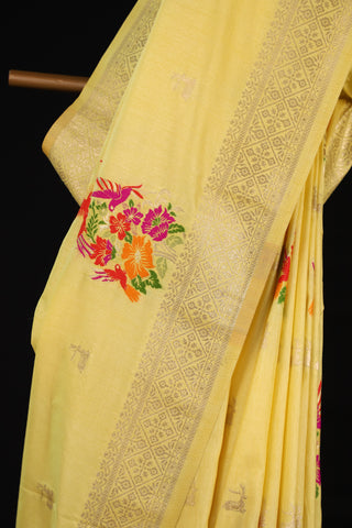 Semi Banarasi Soft Silk sarees