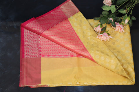 Chanderi Banarasi saree