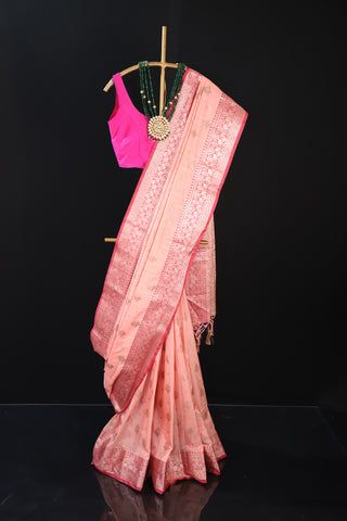 Banarasi Handloom Monga Silk Saree