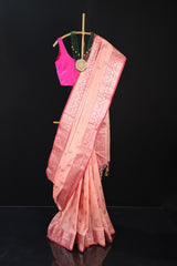Banarasi Handloom Moonga Silk Saree