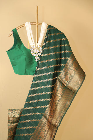 Green Pure silk sarees