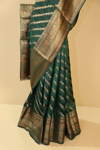 Green Pure silk sarees