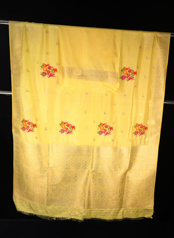 Semi Banarasi Soft Silk sarees