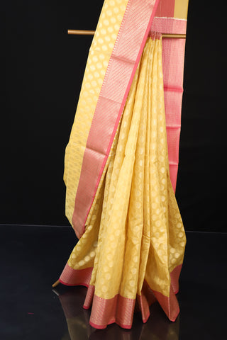 Chanderi Banarasi saree